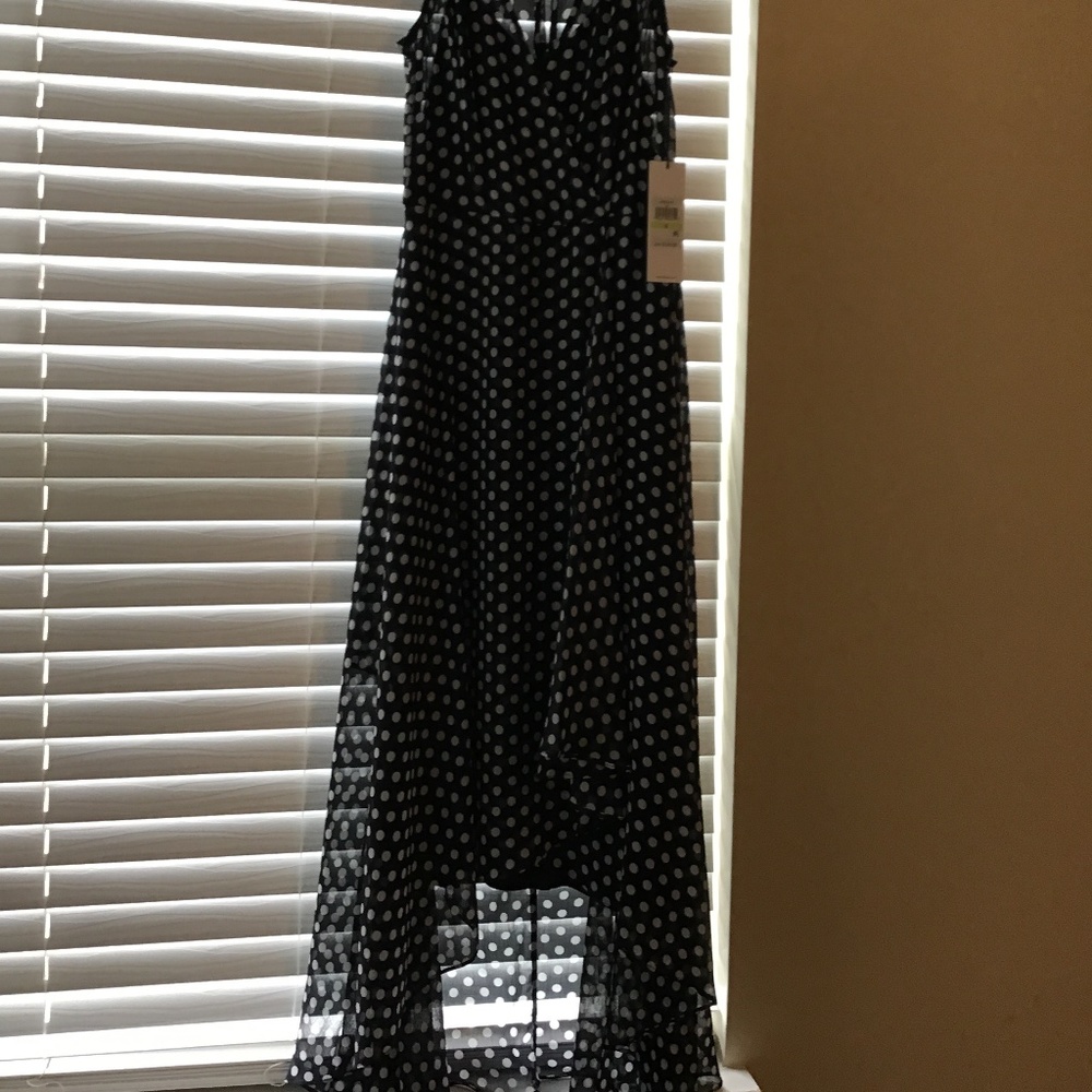 Navy maxi dress